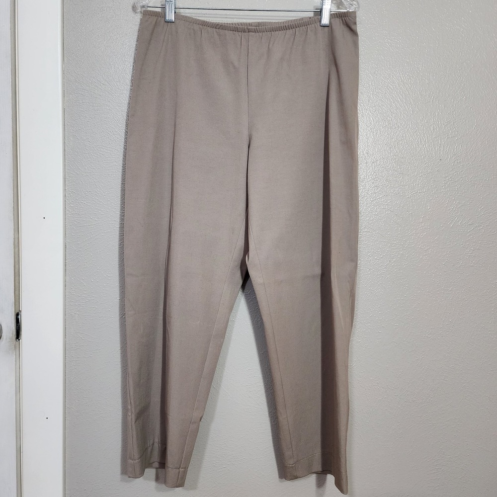 Eileen Fisher Pants Women's Size‎ Medium Elastic Waistband Stretch and Comfort
